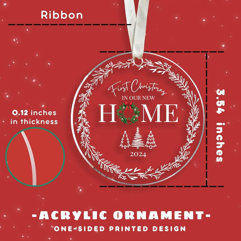 SUCHAGIFT House Warming Gifts New Home - Housewarming Gifts for New House, Women, Couple - New Home Gift Ideas for Home - Acrylic Ornament 2024 - Image 2